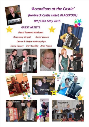 Accordions at the Castle - Norbreck Castle Hotel, Blackpool 8th -13th May 2016