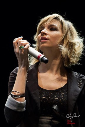 Silvia Olari - Romano Viazzani - 18th April 2015 at Brasserie Toulouse Lautrec