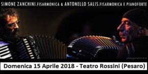 Simone Zanchini and Antonello Salis 15th April 2018 Teatro Rossini - Pesaro, Italy