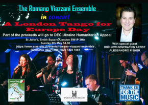 A London Tango for Europe Day - The Romano Viazzani Ensemble - St. John's Smith Square, 8th May 2022