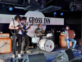 Accordionist Mark Lassis and his jazz fusion band Optica play at The Post Bar, Tottenham 24th September 2023
