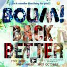 Boum are Back  - Boum Back Better - The Lamb, Surbiton - October 31st 2025 at 19.00