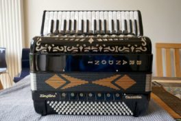 Brandoni - 37key/120 Bass Kingline Cassotto Piano Accordion - 4/5-voice (Used but almost new)  £3500