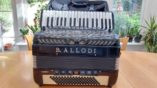 Bruno Allodi by Fantini - 37key/96 Bass Piano Accordion with single cassotto £2200 with mics