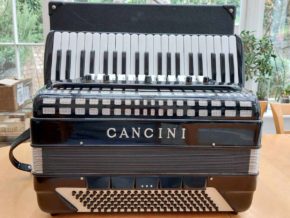 Cancini-41key/120Bass Piano Accordion - Double-octave-tuned (used) with mutes and a great history! £1800