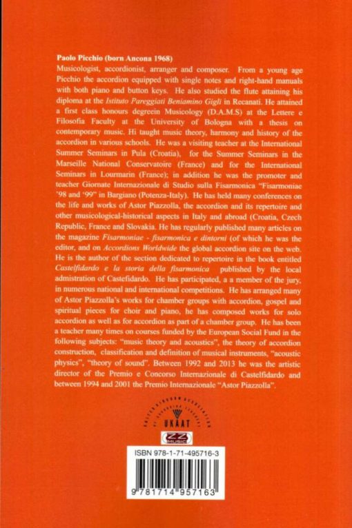 The Classical Accordion and its Repertoire back cover