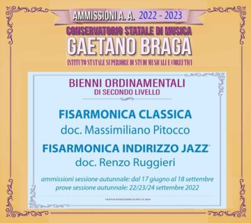 Pitocco - Ruggieri Clasical and Jazz Accordion Course Flier