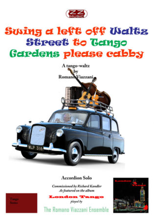 Swing a Left off Waltz Street to Tango Gardens please Cabby - Sheet music now available as a solo piece