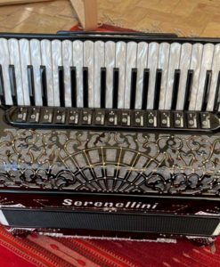 Serenellini 414 professional Black accordion