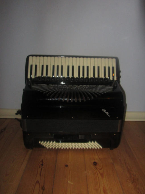 Piano Accordion with C system Free Bass Converter 41/120/55 Double Cassotto. Hand Made Reeds