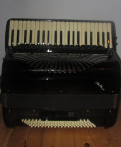 Piano Accordion with C system Free Bass Converter Double Cassotto. Hand Made Reeds