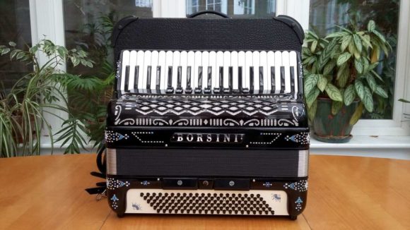 Borsini - 41key/120 Bass Piano Accordion - Musette-tuned (Used)  £1850