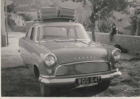 Ford Consul with roof rack