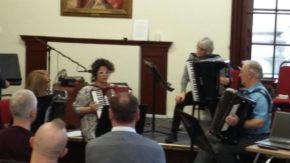 Tony Compton presents Karen Street in accordion masterclass and workshop 23rd July 2022