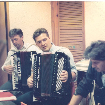 In rehearsal in 1989