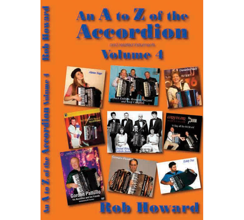 The third in the series of fun books by Rob Howard about all sorts of accordion bric-a-brac including history, performance tips and many historic profiles such as Don DeStefano, Rico De Stefano, Richard Galliano, Eddy Jay, Maurice Larcange, Owen Murray, Mika Vayrynen, Romano Viazzani. Lots of great black and white pictures too.