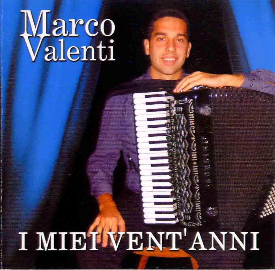 The young Italian virtuoso Marco Valenti, in his debut album, plays some all-time accordion favourite showpieces in his own inimitable style. Asturias (Albeniz) La Mazurka du Diable (Ferrero), Moto Perpetuo (Paganini), Il Treno (Beltrami), Czardas (Monti) La Pire Mazurka (Noel/Massoutie) Carnelvale di Venezia (Paganini) Libertango (Piazzolla) Figaro (Rossini), Volo del Calabrone (Flight of the Bumble Bee) (Rimski-Korsakov), Sur un Air de Migliavacca (Bouvelle), Espana Cani (Marquina), S4 Turbo (Valenti), Pietro's Return (Deiro)