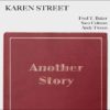 The wonderful Karen Street's latest jazz album. Stop, Stay, How Insensitive, Bye Bye Blackbird, What's love got to do with it?, Beautiful Feeling, The Gift, Get Happy, Blue Daniel, If I could write a book, Paradise Circus, Place to be