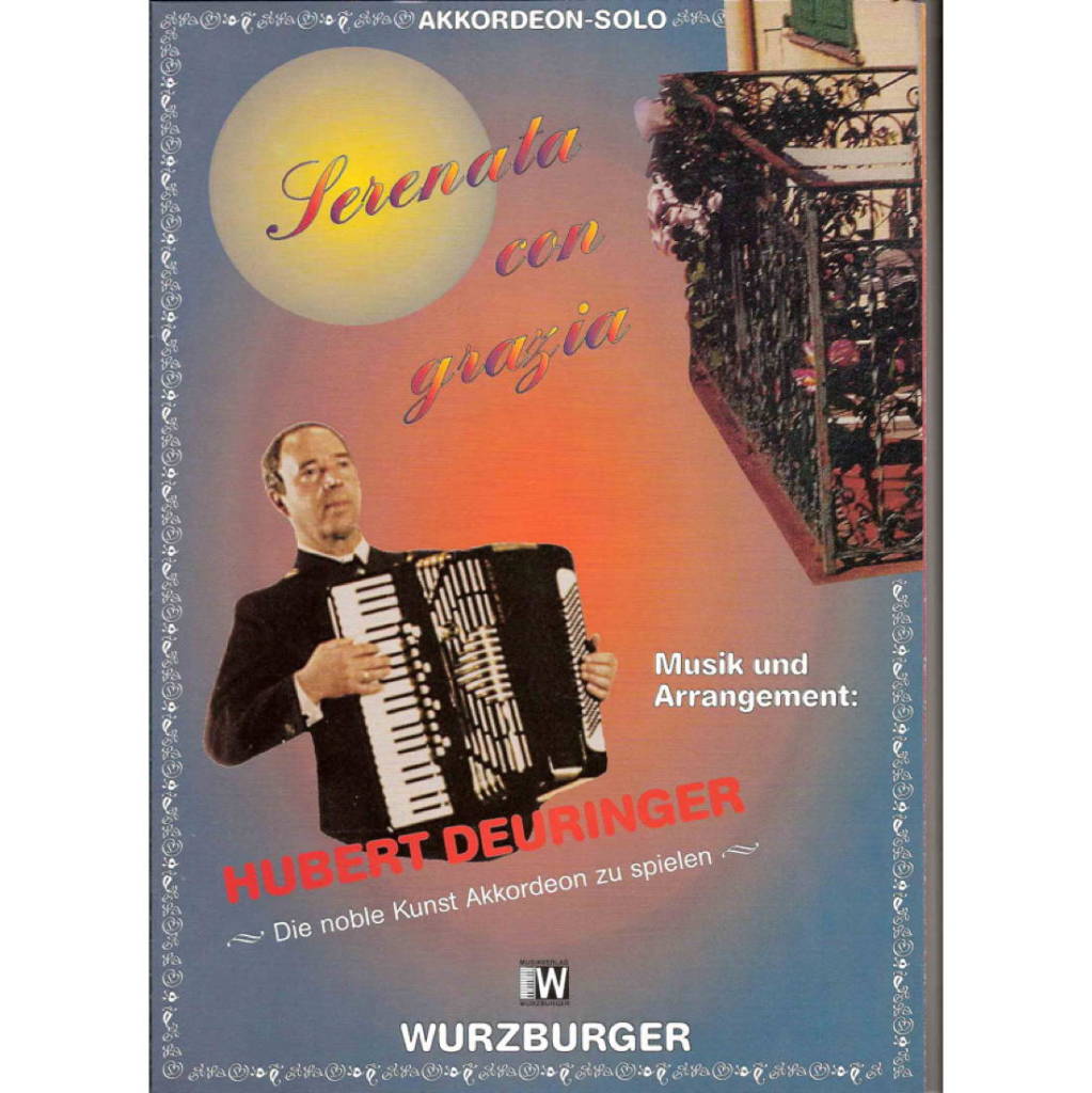 A solo accordion piece of intermediate to advanced standard. 5 - pages of music for Standard Bass Accordion by the German Maestro