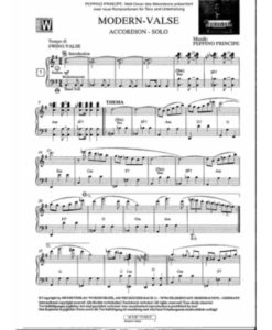 Two short waltzes of an intermediate level by the Italian maestro Peppino Principe. 4 pages.